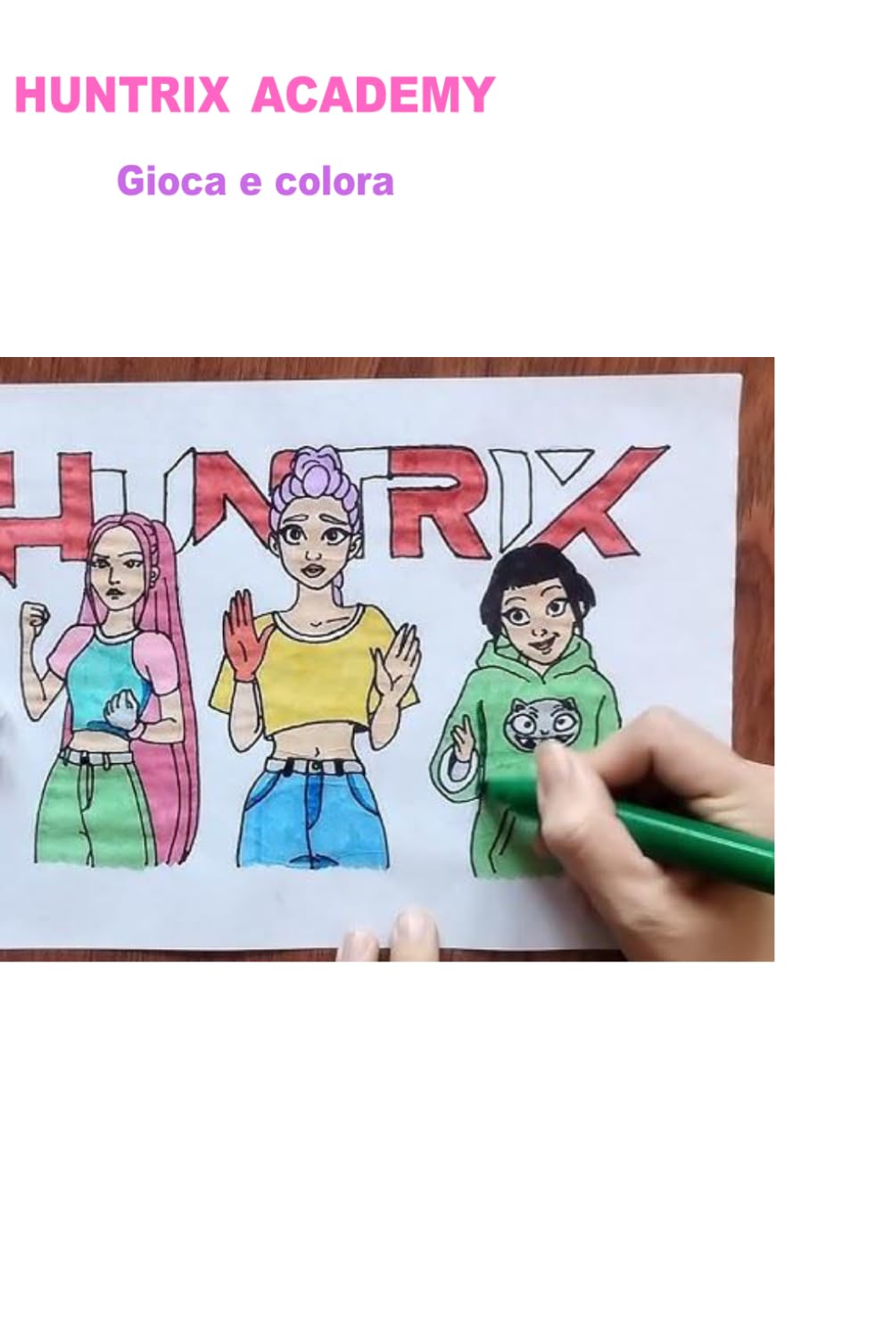 HUNTRIX ACADEMY: Gioca e colora