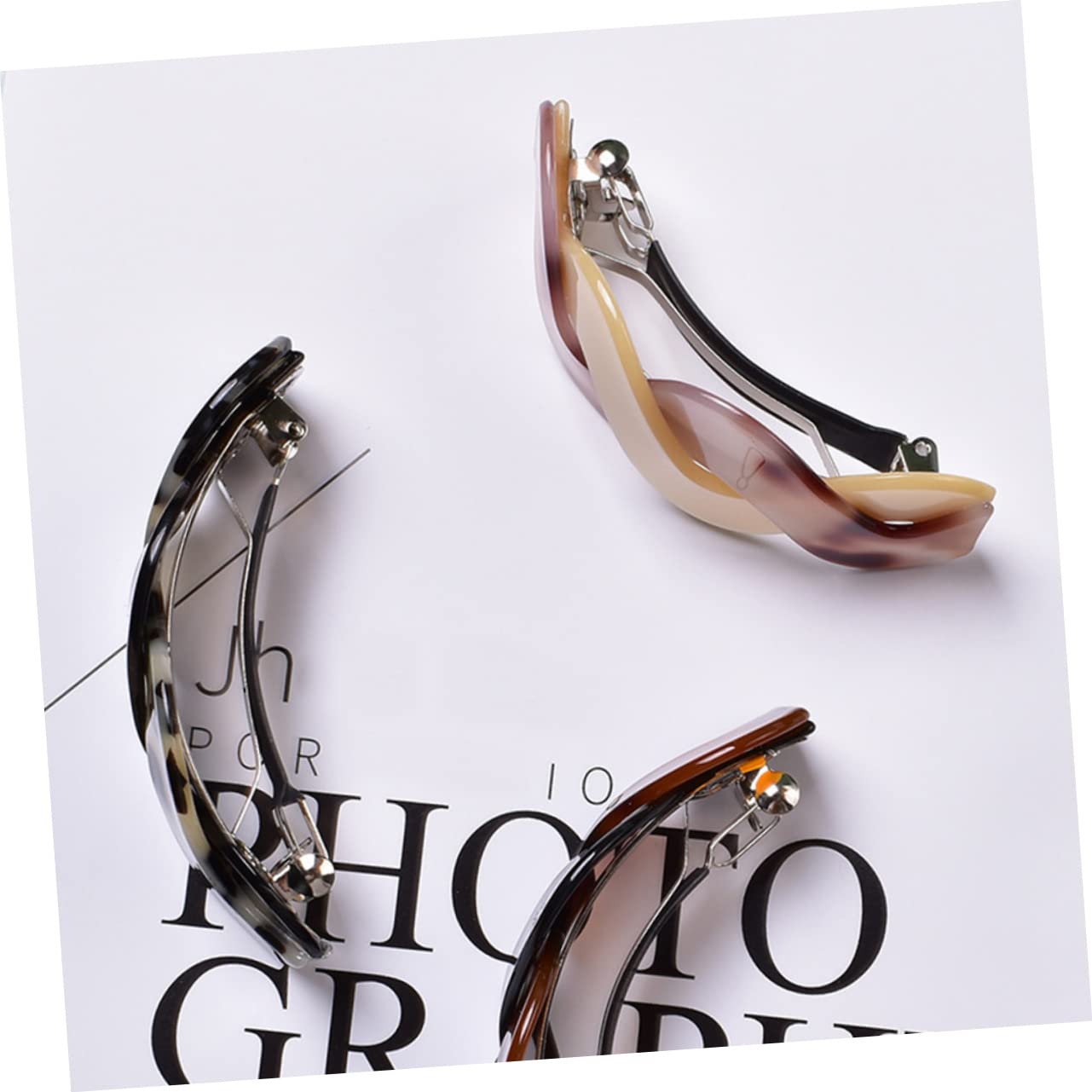 minkissy 12pezzi Fermagli Per Accessori Estetici Per Acconciature Per Code Di Cavallo e Chignon Facili Da Usare e Leggeri