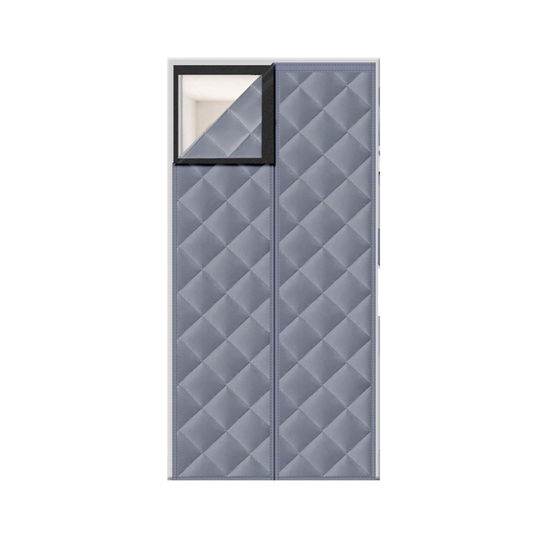 Rideau de portion de porte thermique pour bloquer le froid