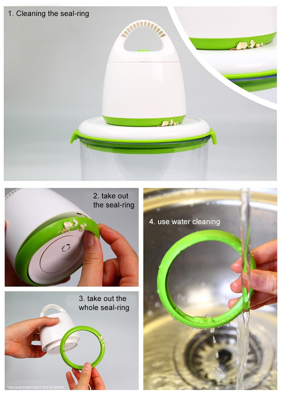 Amazon｜FOSA 真空密封食品保存システム 真空ポンプ 真空食品保存容器