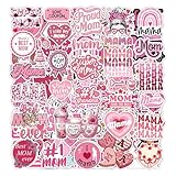 TSHIRTMAZING 120PCS Happy Mothers Day Vinyl Stickers, Best Mom Ever Decal, Mothers Day Stickers for Cups, Cards, Gifts & Scrapbooking, Waterproof & Fade-Resistant (120PCS)