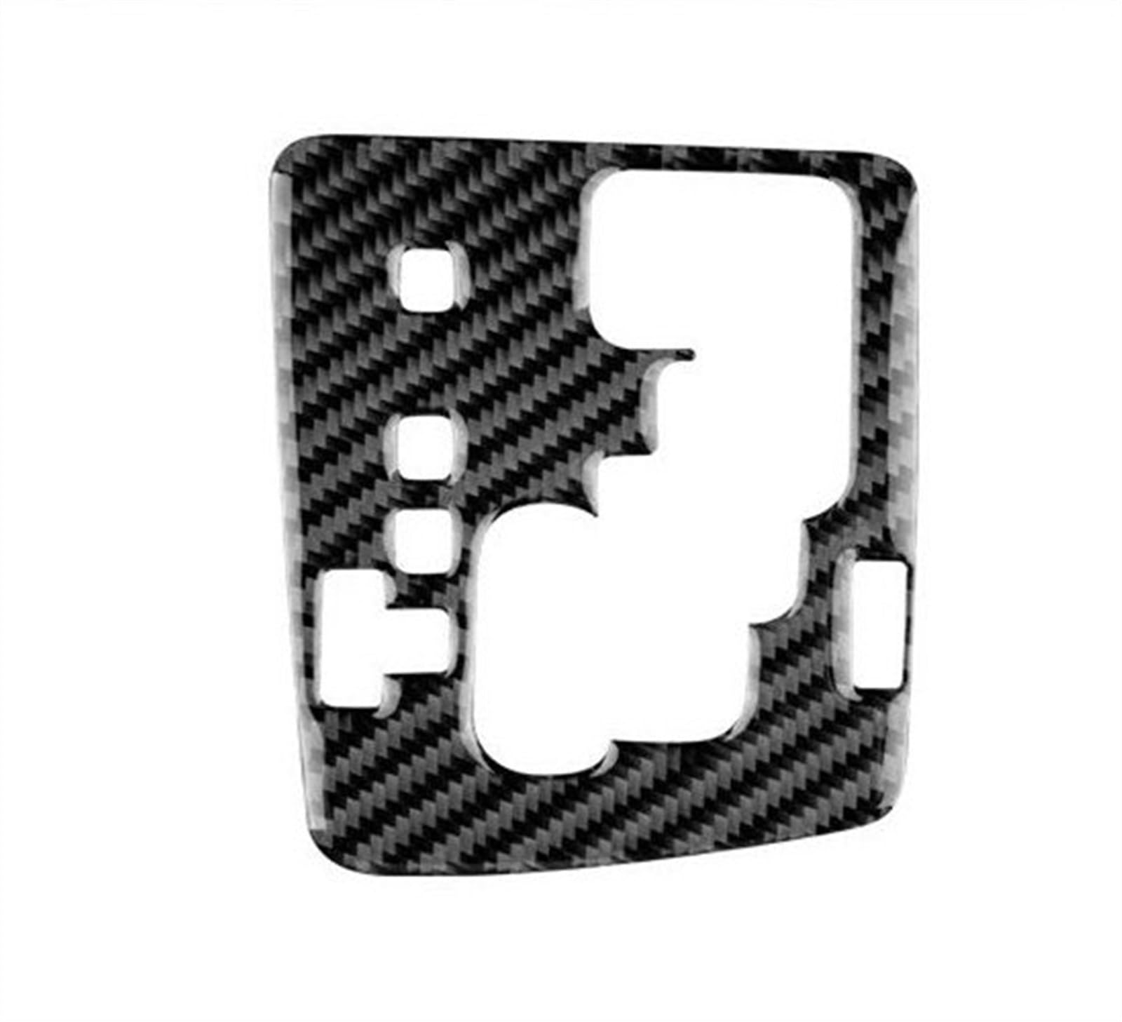 Qibbei Black Carbon Forged Carbon Fiber Car Central Control Gear Shift Panel Cover Sticker Trim For Mazda 3 2010 2012 2013 Stickers(,Right)