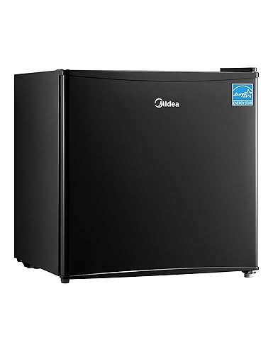 Midea WHS-65LB1 Compact Single Reversible Door Refrigerator, 1.6 Cubic Feet(0.045