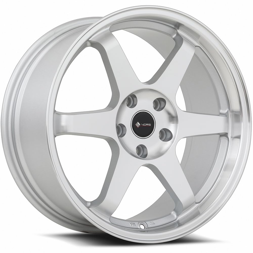 Amazon.com: 17x9 Vors TR37 5x114.3 30 Silver Machined Wheel