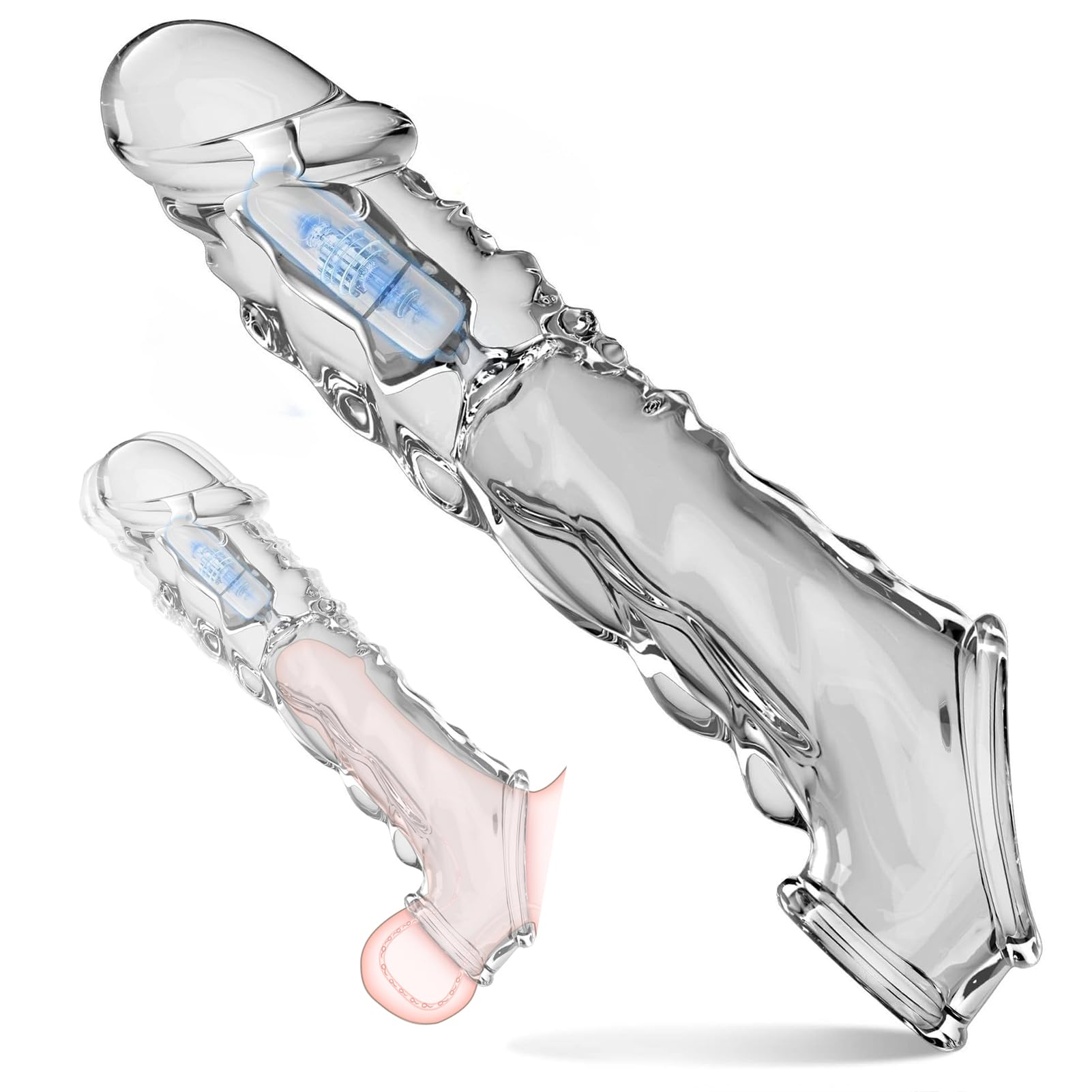 Girth Cocksleeves,Penisen Extendors Sleeve Adult Tool Dick Extension M1