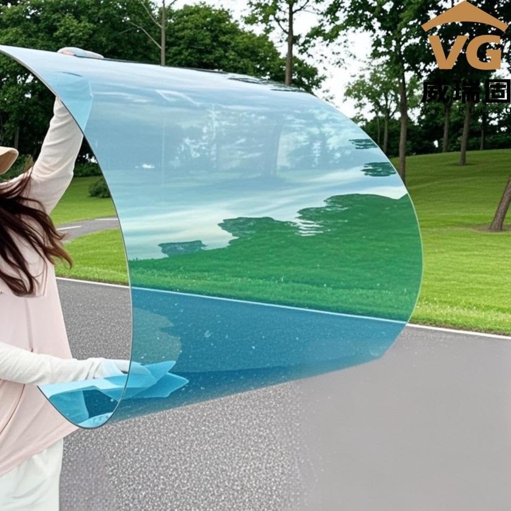 Hoja de techo de policarbonato azul – Paneles de plástico impermeables con protección UV para jardín al aire libre, invernadero, toldo de repuesto para cochera (0,50 m x 1,0 m)