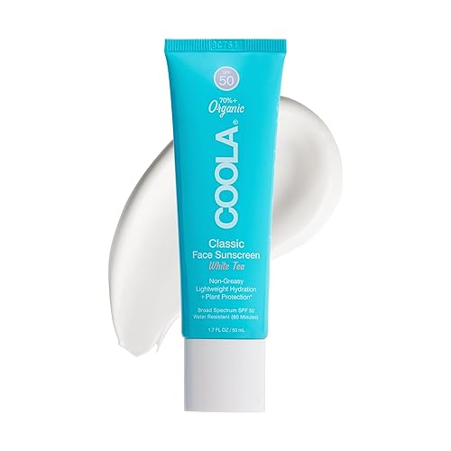 COOLA Crema solar orgánica SPF 50 bloqueador solar cuidado de la piel probado por dermatólogos para protección diaria vegana y sin gluten 17 onzas