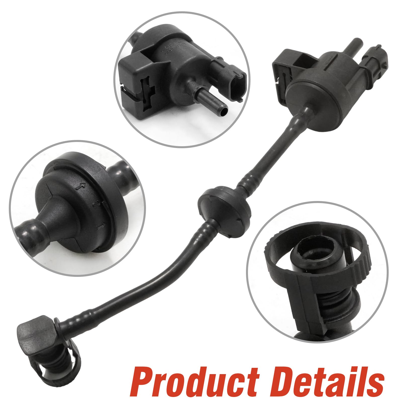 Hoypeyfiy 55566386 Vanne de purge de bidon, remplacement pour Opel Astra J 2009-2016, remplacement pour Opel Corsa D 2006-2014, remplace 55593647