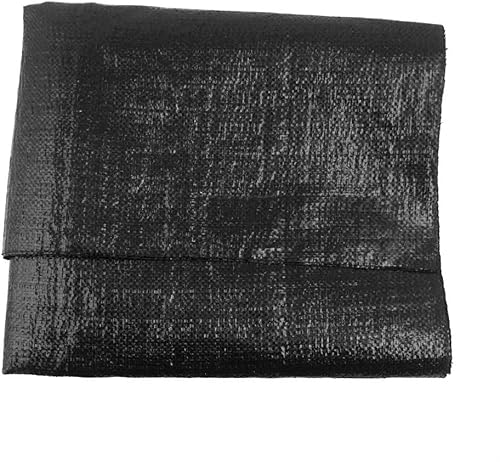 8 pies x 20 pies, cubierta de tierra para paisajes de jardín, barrera de malezas, 3 onzas, tapete de jardinería tejido de polietileno resistente