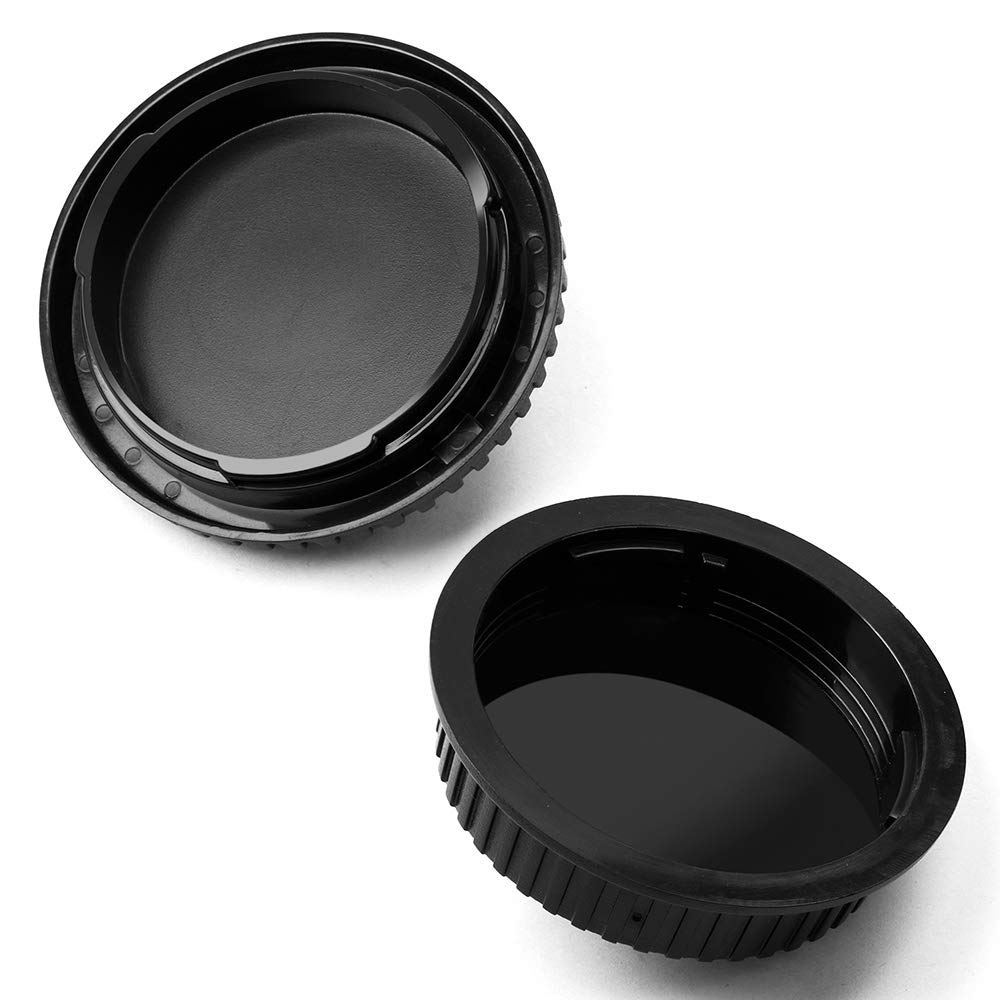 Accessoire Photo Nikon 3x Bouchons Objectif Nikon AI F - Cache Arrière Et Boîtier Par Adaptout Protection Objectif ABS