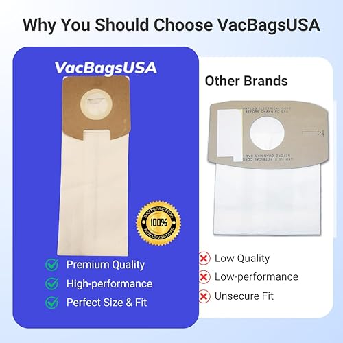 Miniatura 3 de VacBagsUSA - Bolsas de repuesto para aspiradora EurekaSanitaire Type SL de 2 capas, paquete de 12