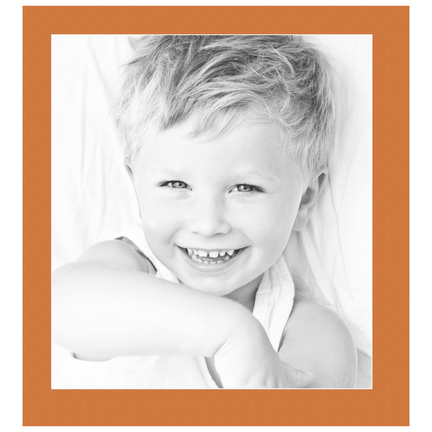 19x21 Tangerine / Octoberfest Custom Mat for Picture Frame with 15x17 opening size (Mat Only, Frame NOT Included)