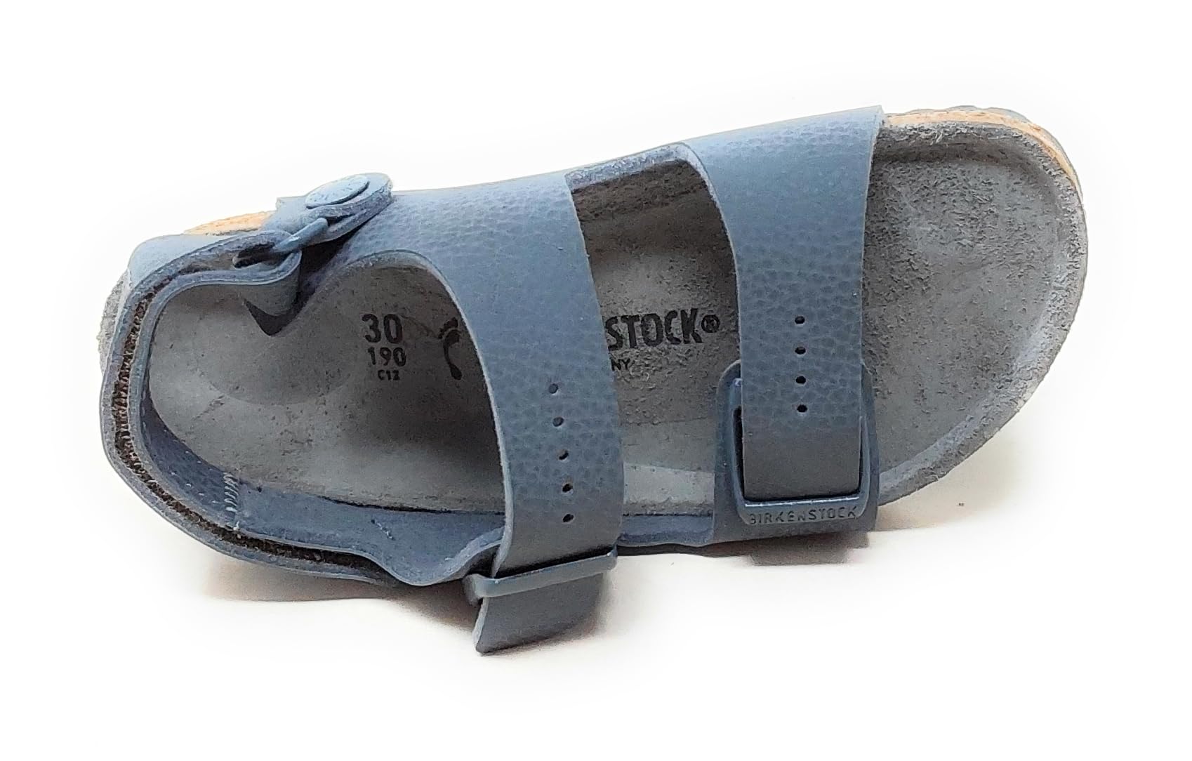Birkenstock Milano 1031647 grigio (desert soil triple basalt gray),sandalo in Sughero (Grigio (desert soil triples basalt gray), Sistema Taglie Calzature EU, Adolescente, Numero, Stretta, 38)
