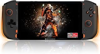 OnexPlayer Mini Pro 7" Handheld Game Console Portable PC Mini Laptop UMPC Win 11 AMD Ryzen 7 6800U 32GB LPDDR4 RAM/2TB NVMe M.2 SSD 1920 *1200 Display Screen (Black)