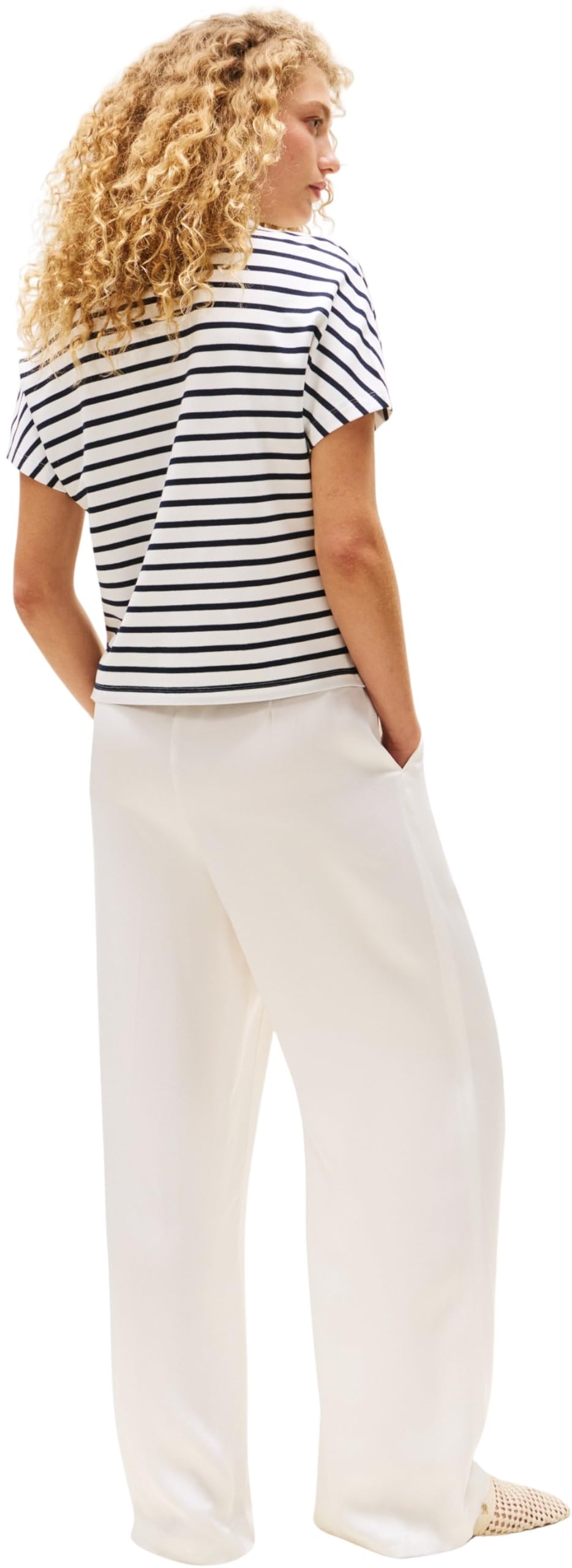 Tommy Hilfiger Polo de Manga Corta Mujer Lyocell Tipping sin Botones