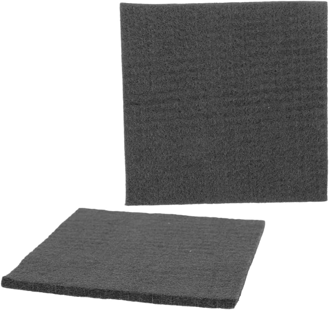 2pcs Fire Retardant Carbon Felt Mat High Temperature Welding Shield Thermal Barrier for Soldering Brazing and Plumbing Insulation