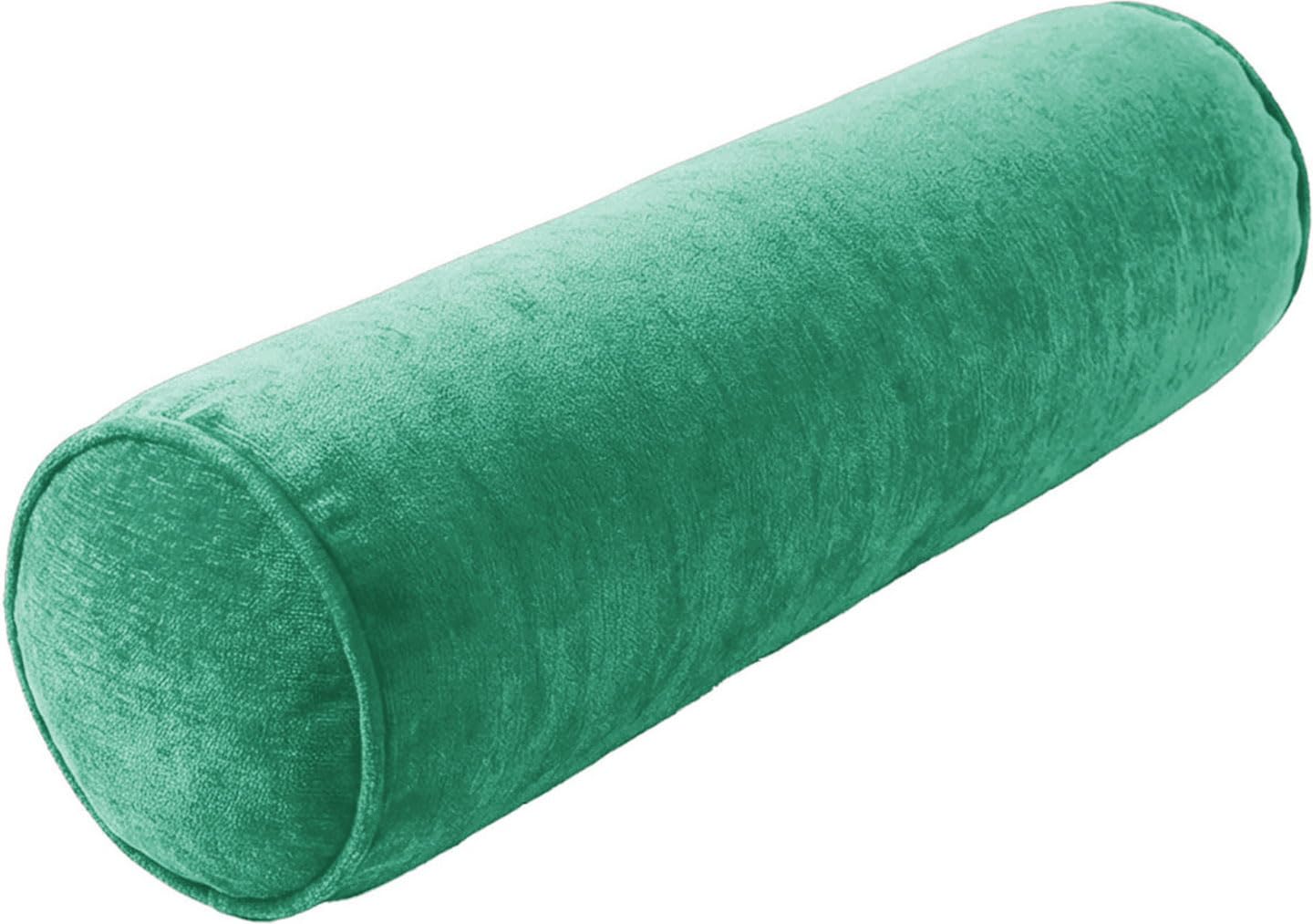 BLLMTEAR Round Cervical Roll Bolster Pillow, Full Moon Cylinder Neck Support Pillow with Removable Washable Cover for Bed Couch Yoga Neck Back Leg Knee Side Sleeper(10,Sponge:15x40cm)