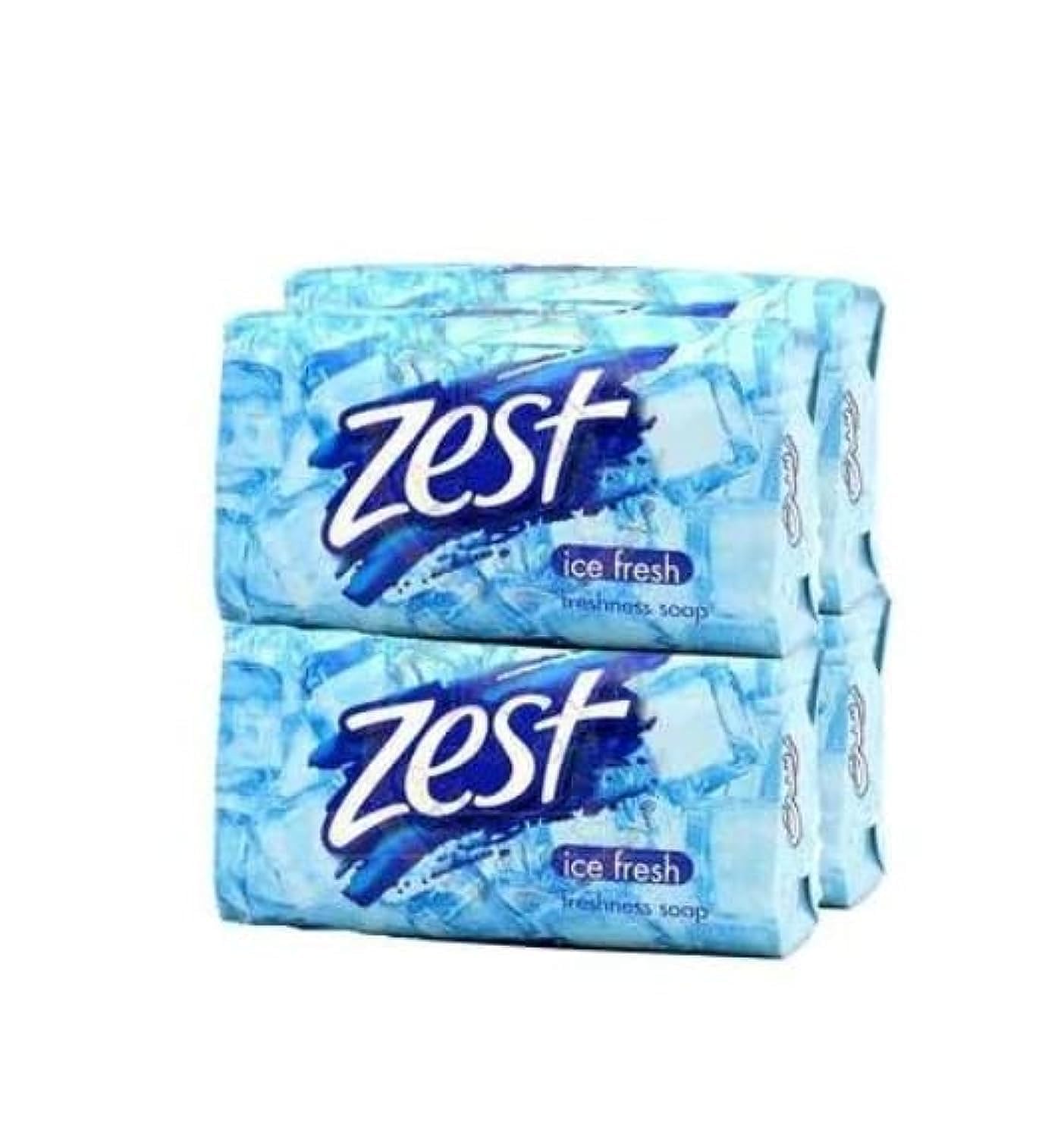 Zest Ice Fresh Bar Soap (4 Pieces)