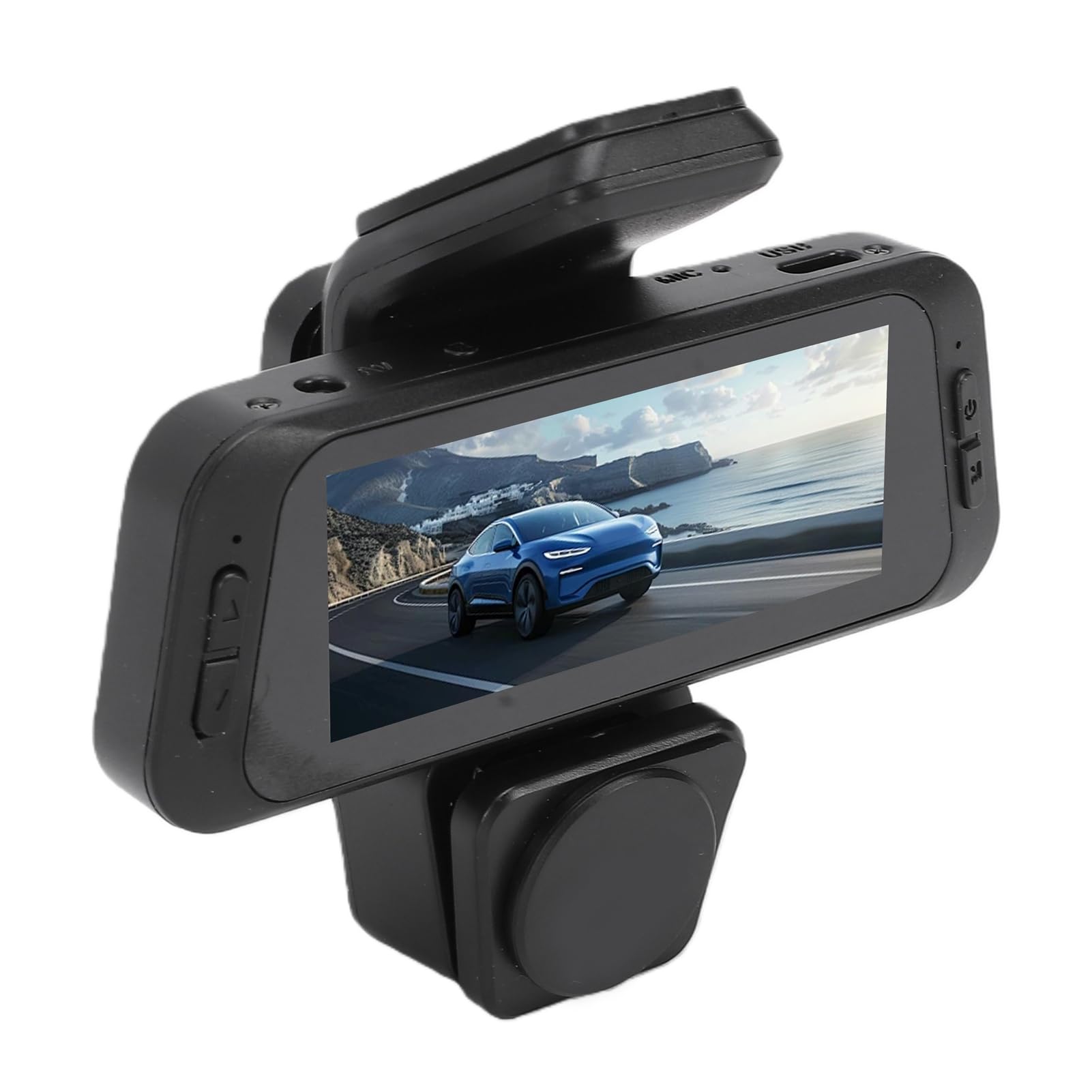 DASH CAM 3 1080P HD con Visione a 360 Gradi per Guida Sicura in Tutti i