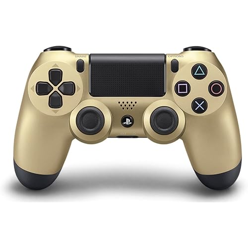 DualShock 4 Wireless Controller for PlayStation 4 - Gold [Import] (Renewed)
