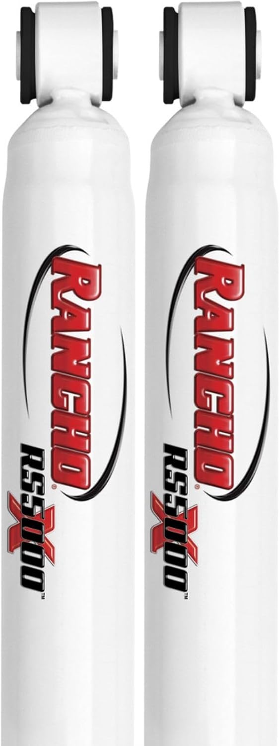 Pair of RS5000X Series Front Shocks fits 2005 2016 F350 Super Duty 4WD with 0” Lift | Improves Handling & Performance | Built to Last | Includes TrendsAuto Decal