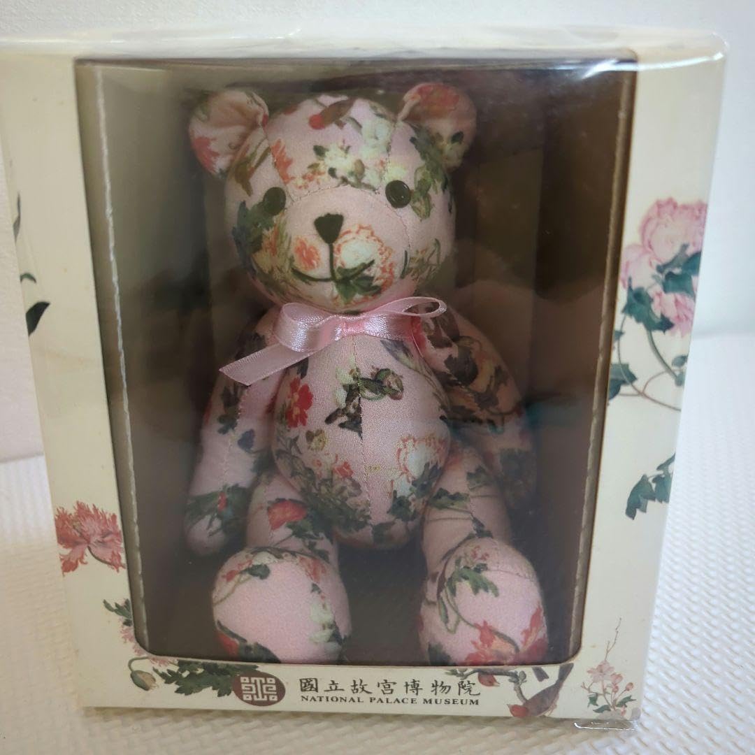 Amazon.co.jp: テディベア 台湾 國立故宮博物院 花柄 ぬいぐるみ くま