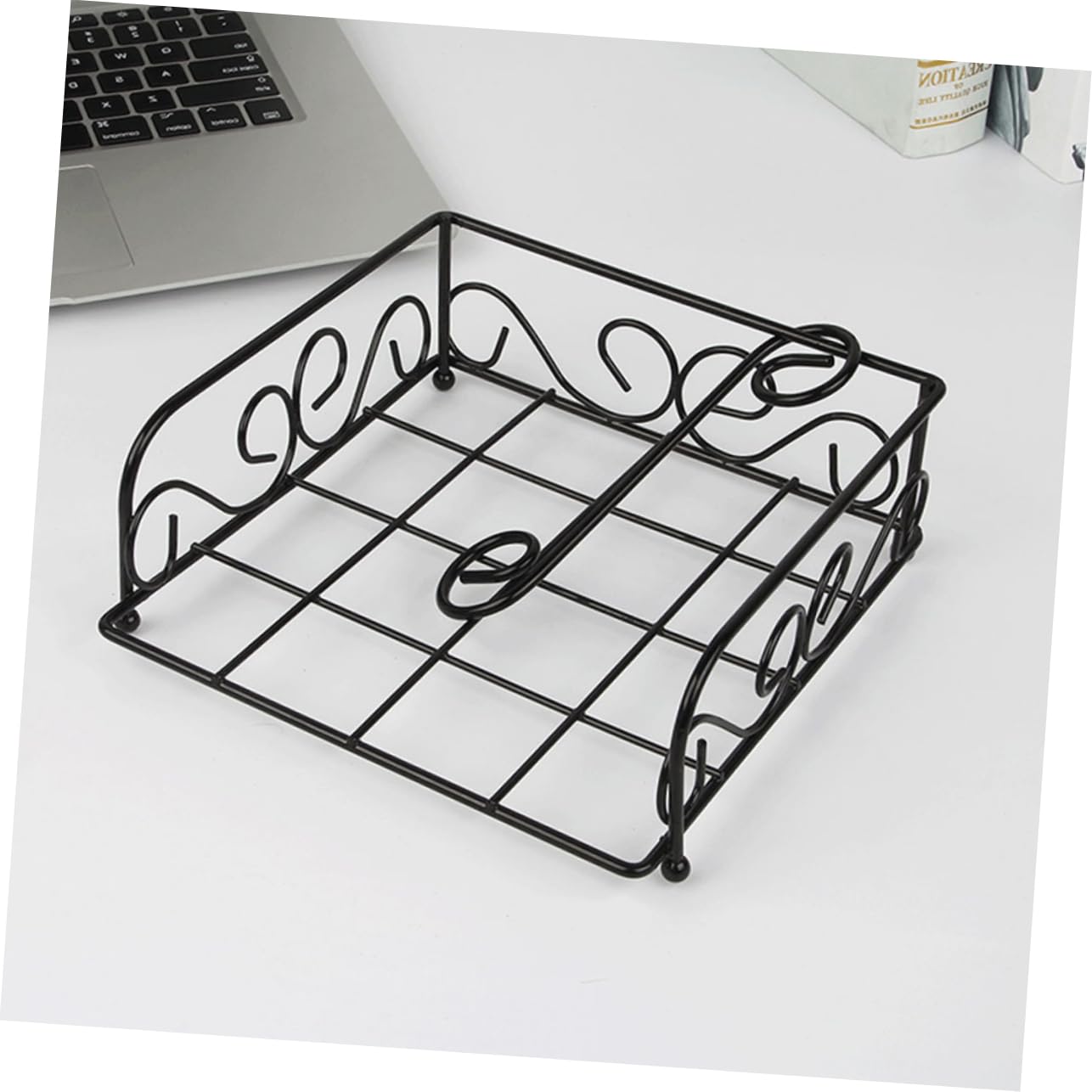 IMIKEYA Soporte Para Servilletas Pañuelos De Hierro Resistente Para Hogar y Oficina