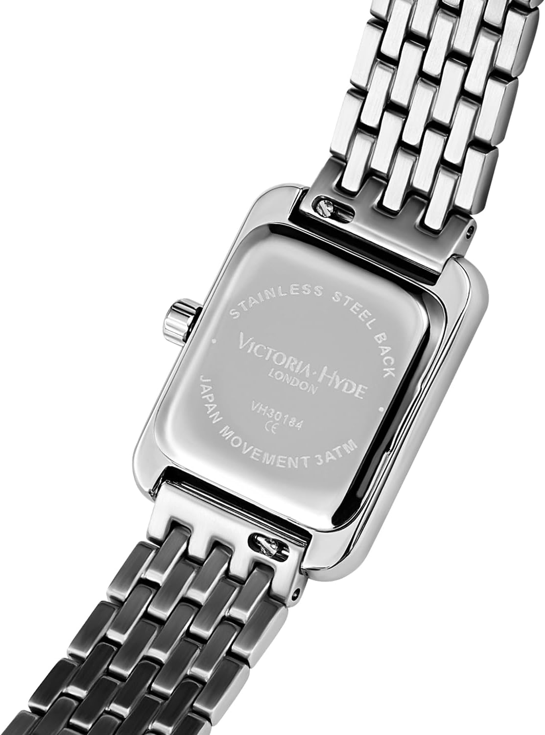 VICTORIA HYDE Womens Watch, Silver Watch for Women, Rectangular Ladies Watches - Image 3