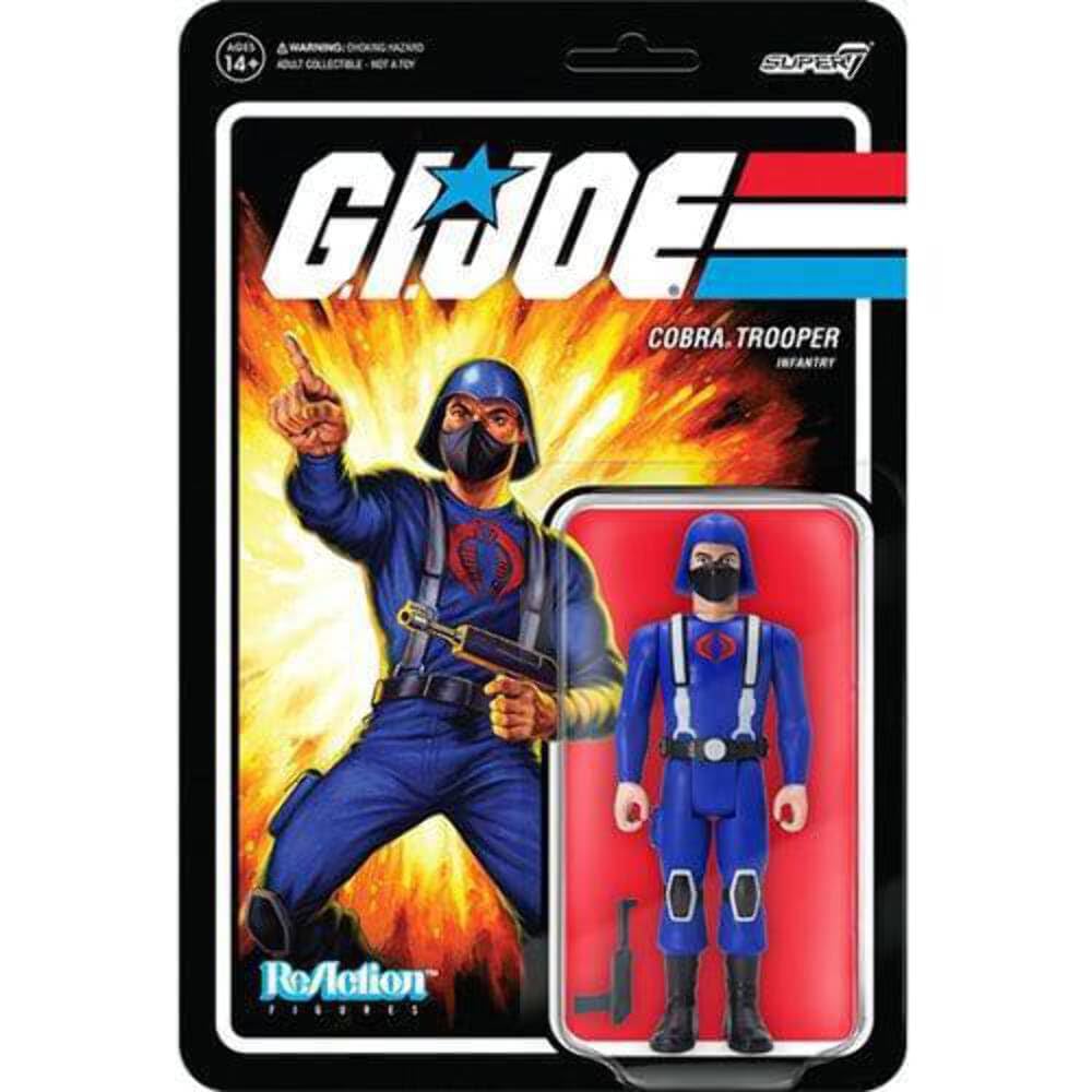 Amazon.com: Super7 G.I. Joe Cobra Trooper Y-Back (Pink) 3.75 in