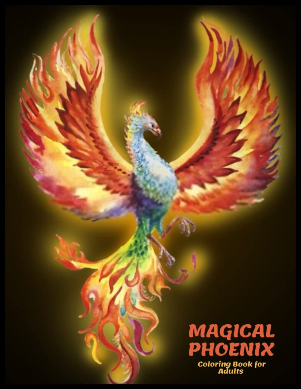 Magical Phoenix Coloring Book for Adults: Wonderful Phoenix Designs for Stress Relieve