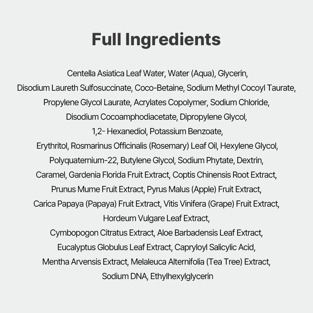 NACIFIC Cica PDRN Gel Cleanser 6.76 fl oz 200ml, Centella Asiatica, Low pH Deep Pore Cleanser for Sensitive Skin, Soothing, Purifying Korean Face Wash - Image 9