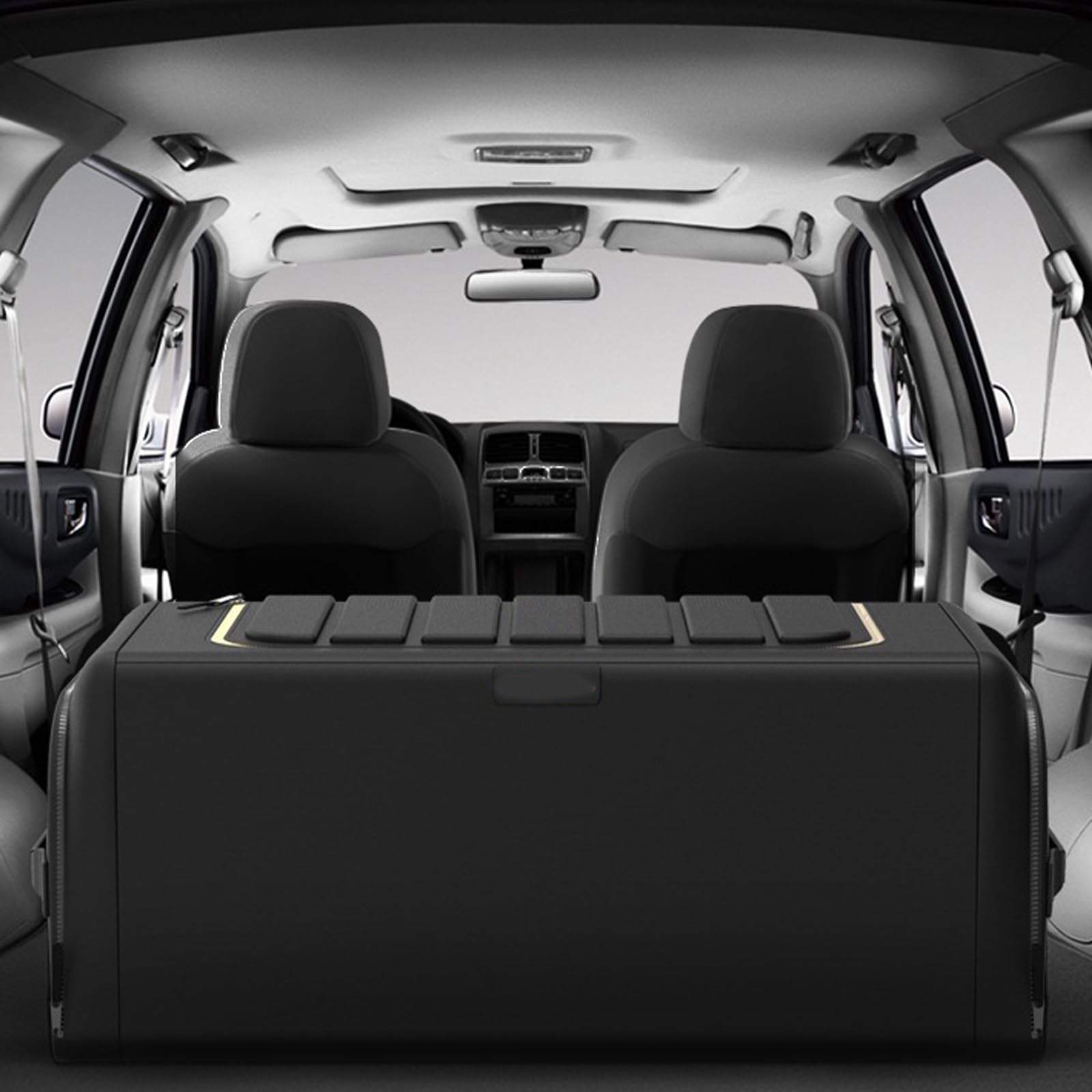 30/40/50/60/70L Tronco Organizzatore Contenitore Bagagliaio Auto Accessori Interni Pieghevole Organizzatore Antiscivolo Organizzatore
