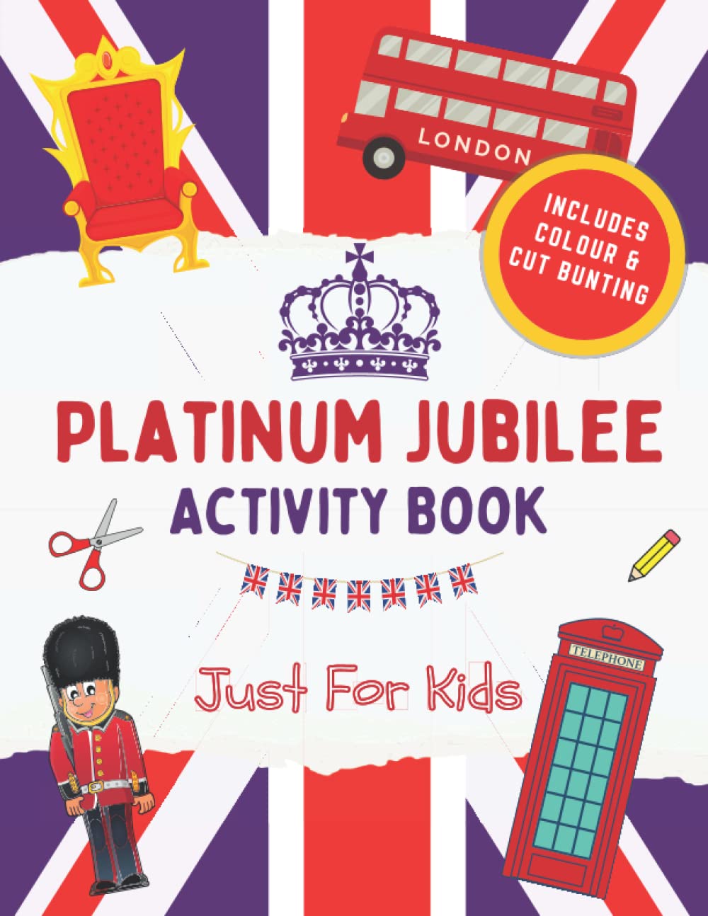 Buy Platinum Jubilee Activity Book Just For Kids Over 40 Fun Jubilee