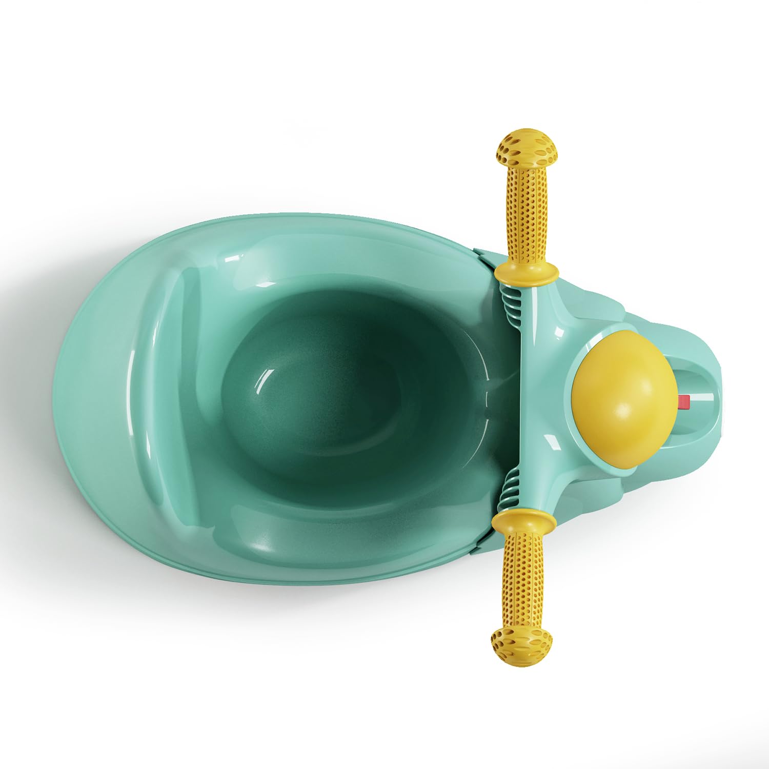 OKBABY Scooter - Vasino per Bambini con Seduta Ergonomica, a Forma di Moto - Azzurro
