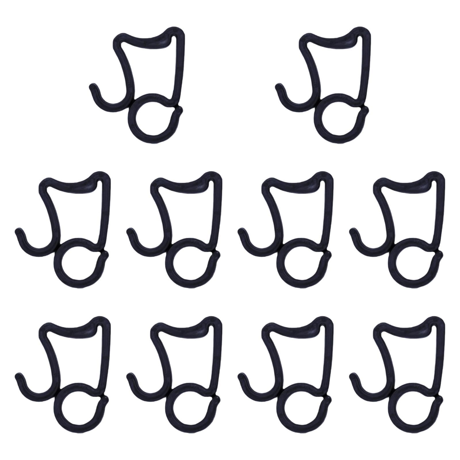 Outdoor Lights Clips Holiday Light Clips for Birthday Hanging Outdoor Lights Black 10 Pieces Home & Garden | Holiday & onal D ƒ ©co | & Winter | Lights-image-25