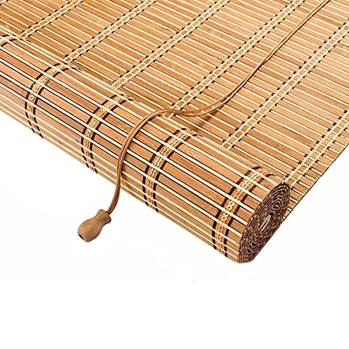 Store à Rouleau en Bambou Naturel,Store Enrouleur Exterieur,Store en Bois de Qualité Supérieure pour Portes de Fenêtres de Cuisine,Stores en Bambou,70%...