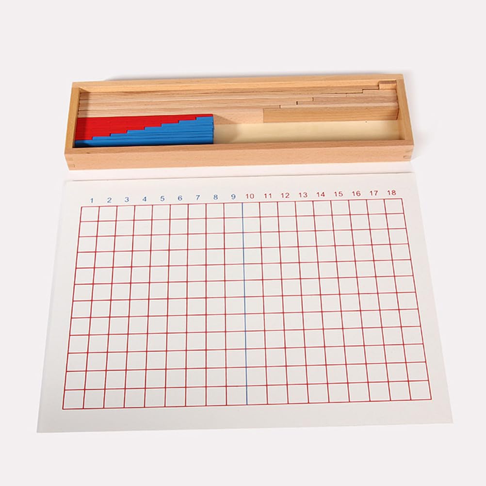 Tableros de Suma y Resta Montessori, Material de Juguetes Matemáticos Montessori para Niños Pequeños