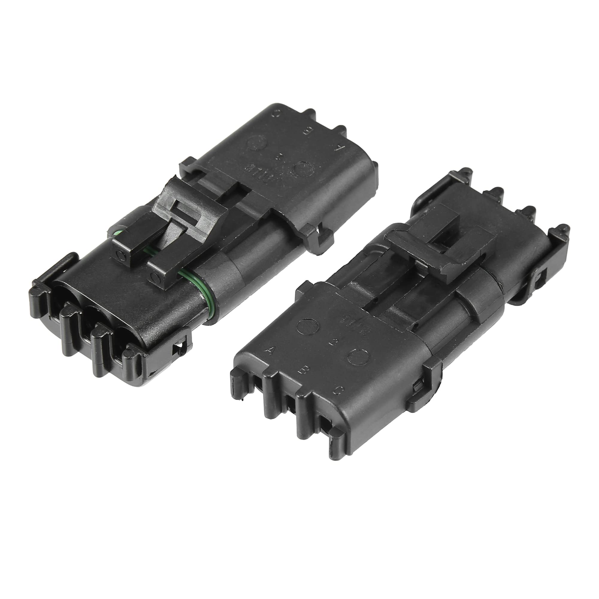 X AUTOHAUX 5 Kit 3 Pin Way Waterproof Electrical Connector Series Terminal Car - View #6