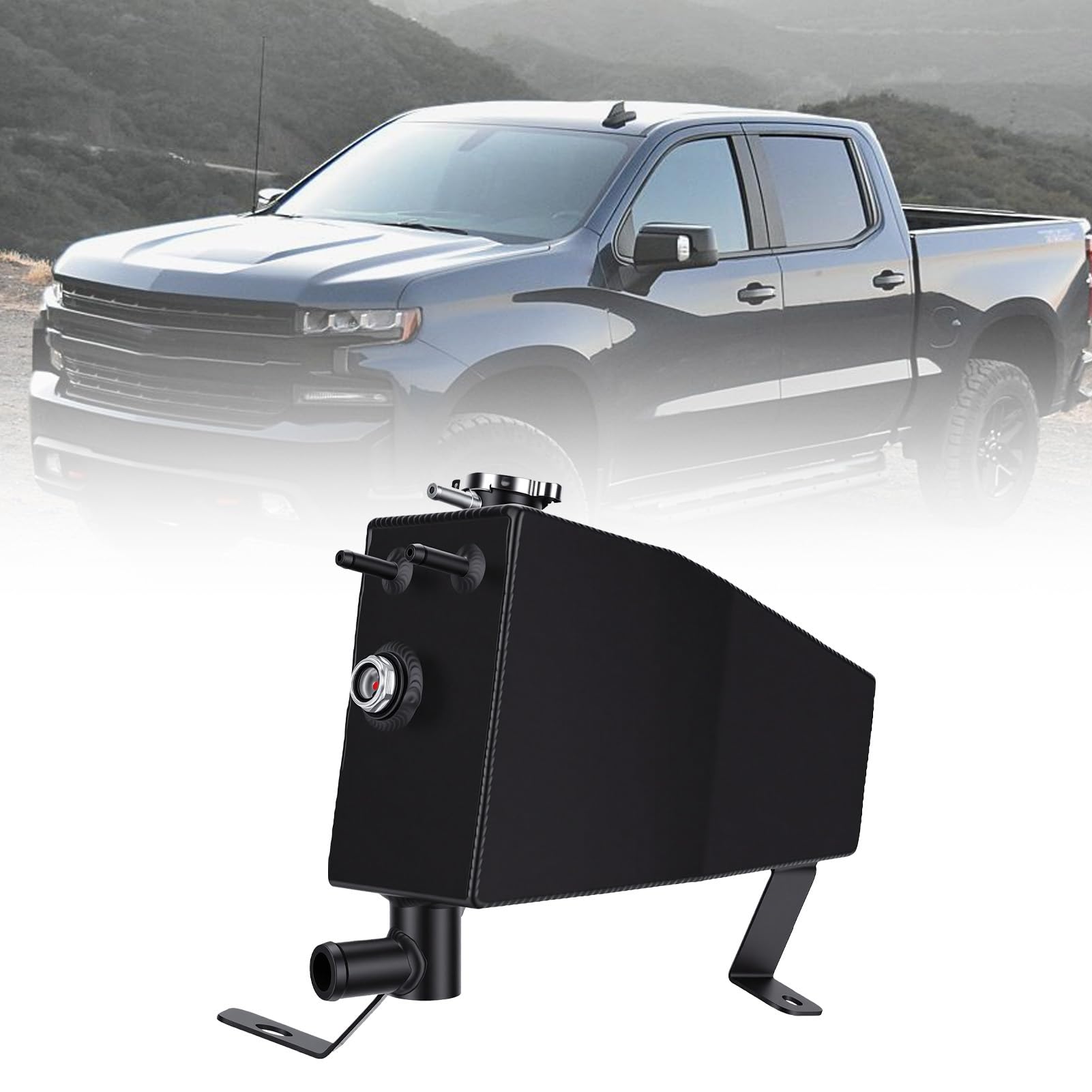 aqxreight Zbiornik Płynu Chłodzącego Stop Aluminium Silverado 1500 2500HD