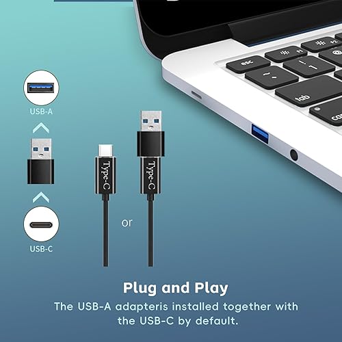 Miniatura 6 de Cámara web PTZ HD 2K, control PTZ a través del control remoto, zoom digital 3X, cámara USB con micrófono, protección electrónica de privacidad,