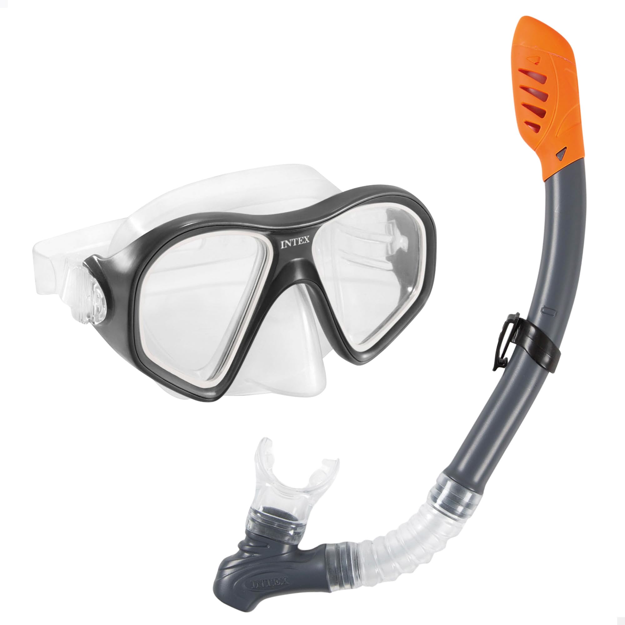 Intex Tubo y máscara de Buceo Silicone Aqua +14 años
