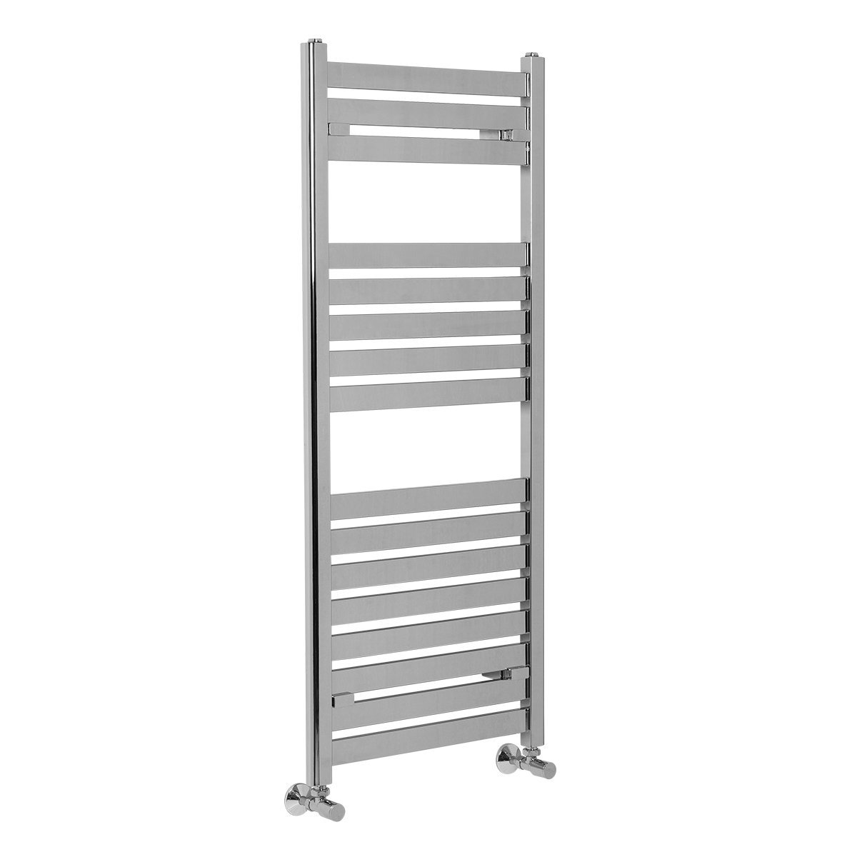 Warmehaus Designer Flat Panel Bathroom Heated Towel Rail Radiator Rad 1200 x 500 - Chrome