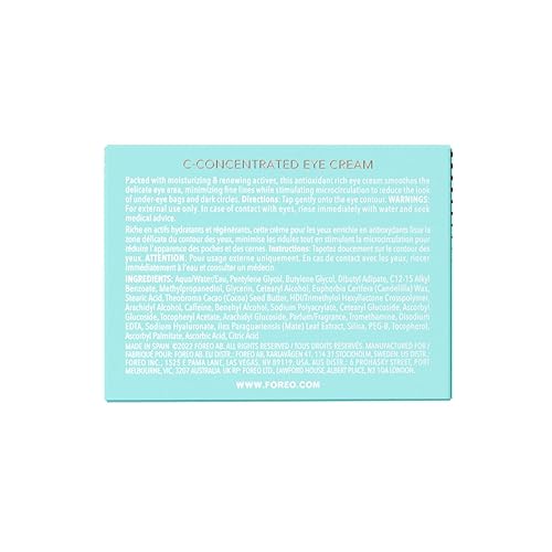 Miniatura 8 de FOREO IRIS - Crema de ojos iluminadora concentrada en C para ojeras e hinchazón, iluminador debajo de los ojos, ácido hialurónico, antioxidante,