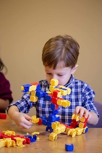 Miniatura 3 de POPULAR PLAYTHINGS LinkaBlox - Juego de juguetes de construcción con guía de actividades para niños a partir de 4 años