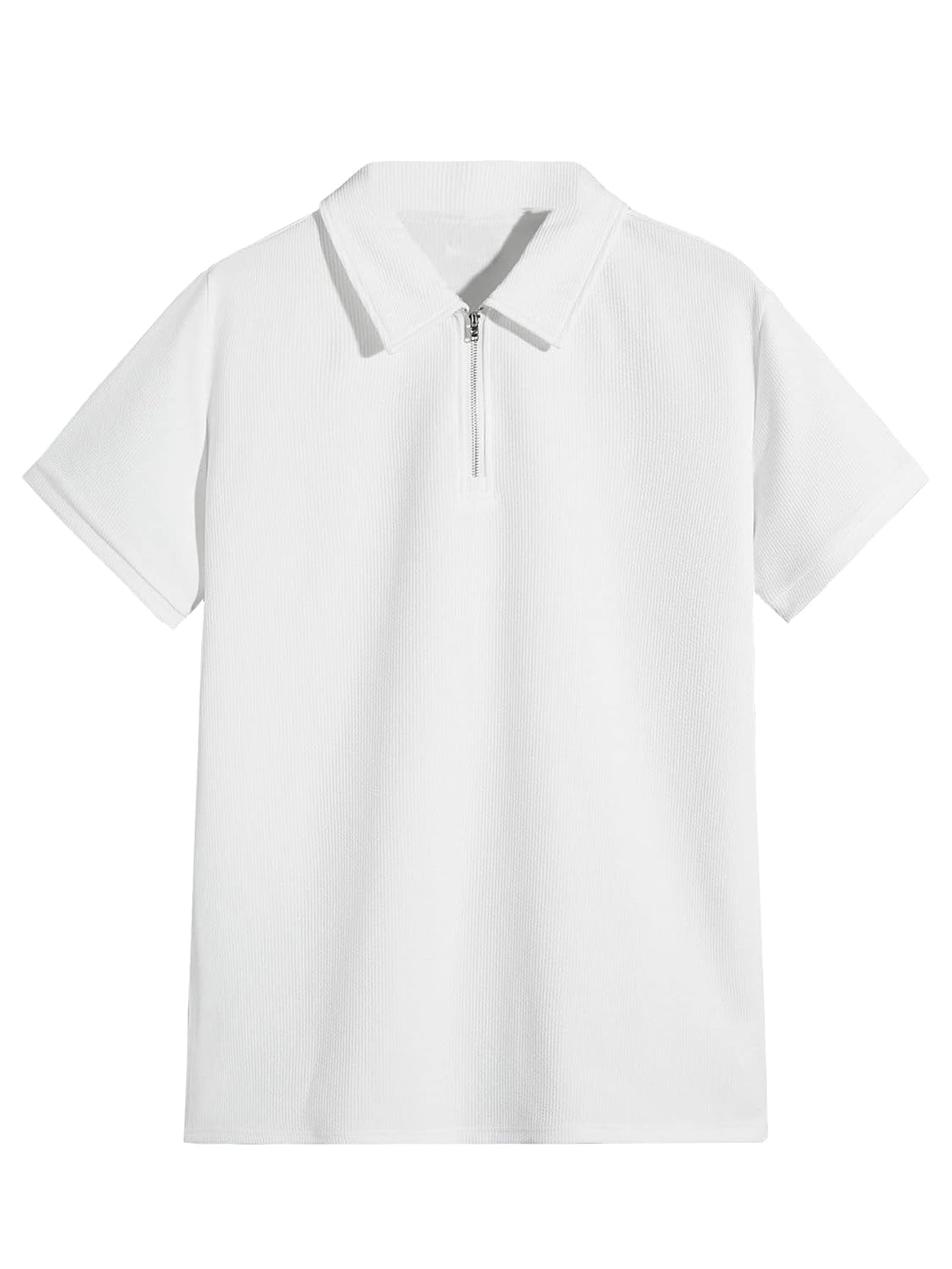 Men’s V-Neck with Zip Closure Type T-Shirt Men’s Regular Fit