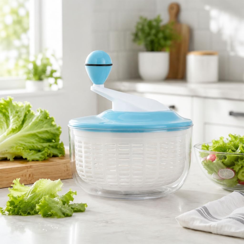 Manual Produce Care Bowl with Basket for Washing and Drying Work