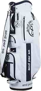 Amazon.co.jp: [アンパスィ] キャディバッグ キャディバッグ ホワイト