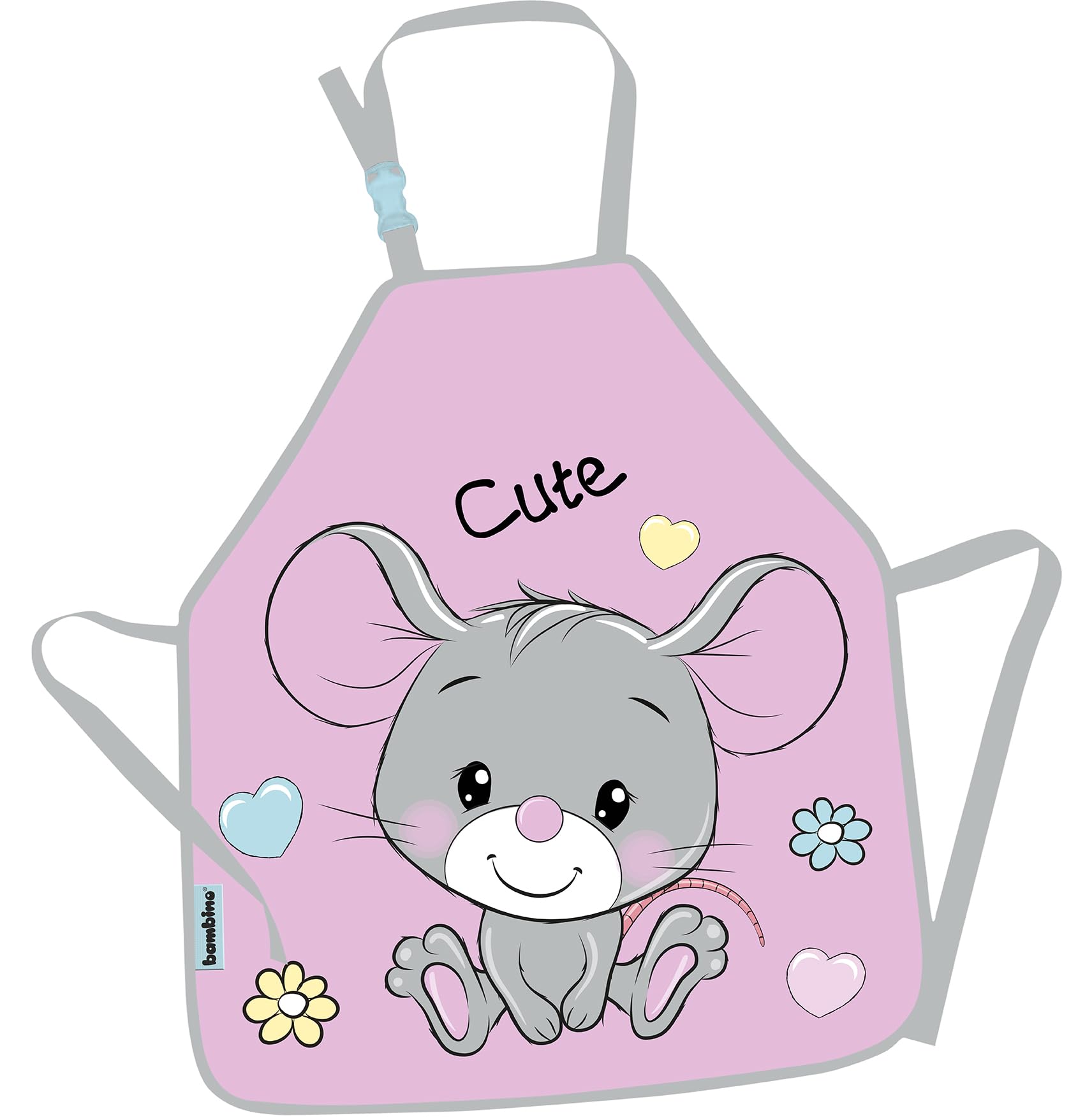 Goldkids - Mochila Escolar para niños y niñas - Mochila Escolar para niños con Estuche - Bolsa para Zapatos y Cuaderno de tareas - Motivo de ratón - 1-3 Clase