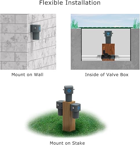 Miniatura 4 de LinkTap ValveLinker - Requiere puerta de enlace - Aspersor inteligente para interiores y exteriores, controlador de riego, alimentado por batería,