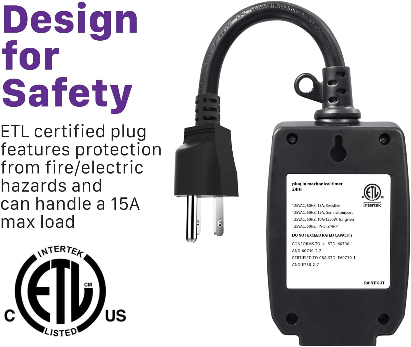 Timer controlling outdoor lights in snow